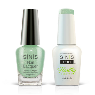 SNS Pro Gel Nail Polish Duo - 019 SG-23- GREEN MOONSTONE