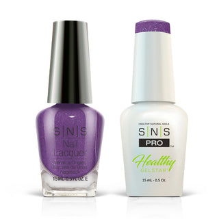 SNS Pro Gel Nail Polish Duo - 046 BOS-02- VIOLET FERMME