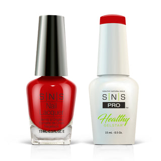 SNS Pro Gel Nail Polish Duo - 059 BP-33- CARDINAL ROUGE