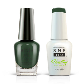 SNS Pro Gel Nail Polish Duo - 114 HM-33- EMERALD GUAC