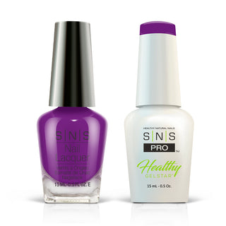 SNS Pro Gel Nail Polish Duo - 032 HH-07- SUGARLOAF - Burgundy