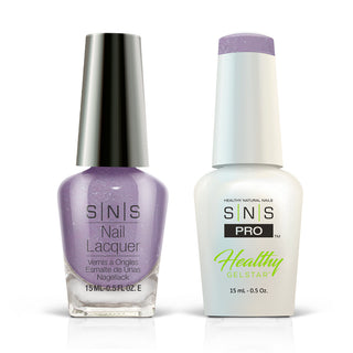 SNS Pro Gel Nail Polish Duo - 034 BOS-20- PERFECT PERIWINKLE - Burgundy