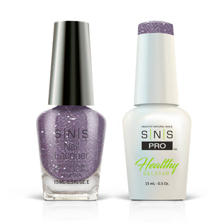 SNS Pro Gel Nail Polish Duo - 036 WW-17- APOLLO - Burgundy