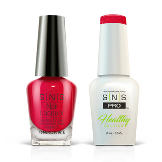  SNS Pro Gel Nail Polish Duo - 044 LV-21- CADEAU - Burgundy 
