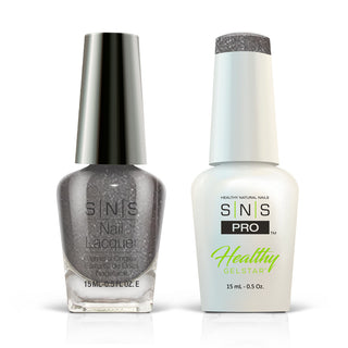 SNS Pro Gel Nail Polish Duo - 049 BM-04- ABELIA - Burgundy