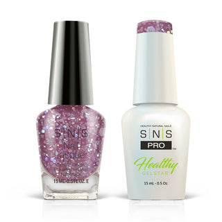 SNS Pro Gel Nail Polish Duo - 066 BP-20- AUSTRALIAN GALAH - Burgundy Collection