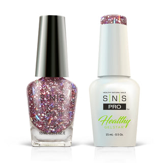 SNS Pro Gel Nail Polish Duo - 068 WW08- TIMES SQUARE - Burgundy Collection