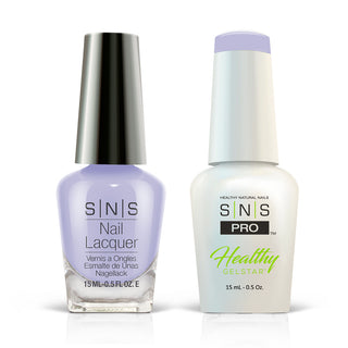 SNS Pro Gel Nail Polish Duo - 106 HM13 - LAVENDER MIST - Burgundy Collection
