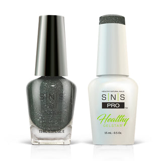 SNS Pro Gel Nail Polish Duo - 123 HM35 - LAVENDER FIELD - Burgundy Collection