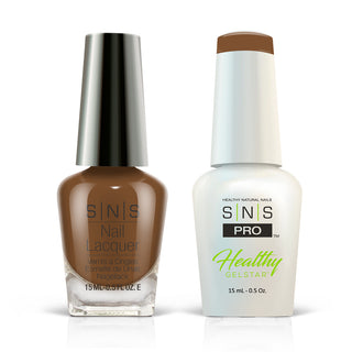 SNS Pro Gel Nail Polish Duo - 125 LV03 - HAPPY ZINNIA - Burgundy Collection