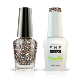 SNS Pro Gel Nail Polish Duo - 143 DP30 - KINGLET - Burgundy Collection