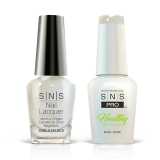 SNS Pro Gel Nail Polish Duo - 001 SY-07 PEARLY WHITE