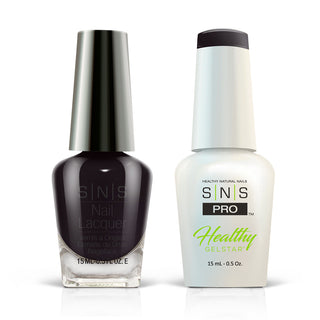 SNS Pro Gel Nail Polish Duo - 062 BO-369 DARK ABYSS