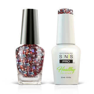 SNS Pro Gel Nail Polish Duo - 066 WW31 ICE GARDEN