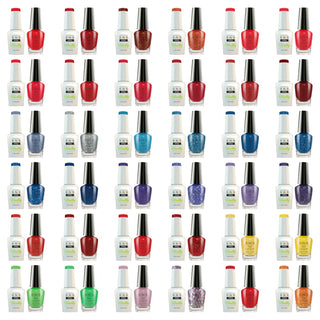 SNS Pro Gel Nail Polish Duo Set 36 Colors - Board 4 Pink Collection (109 - 144)