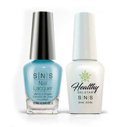 SNS SUN05 Ultra Marine - SNS Gel Polish & Matching Nail Lacquer Duo Set - 0.5oz