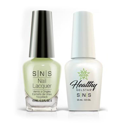 SNS SUN07 Mint To Be - SNS Gel Polish & Matching Nail Lacquer Duo Set - 0.5oz