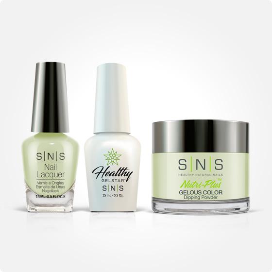 SNS 3 in 1 - SUN07 Mint To Be - Dip (1.5oz), Gel & Lacquer Matching