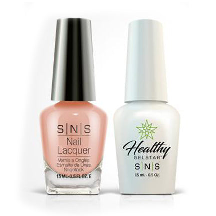 SNS SUN11 Sandy Shells - SNS Gel Polish & Matching Nail Lacquer Duo Set - 0.5oz