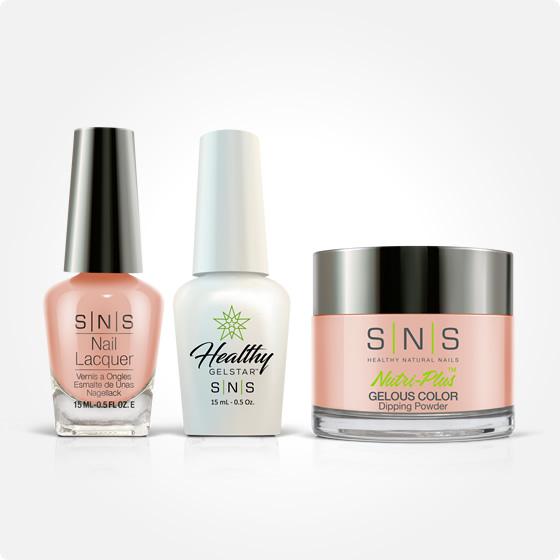 SNS 3 in 1 - SUN11 Sandy Shells - Dip (1oz), Gel & Lacquer Matching