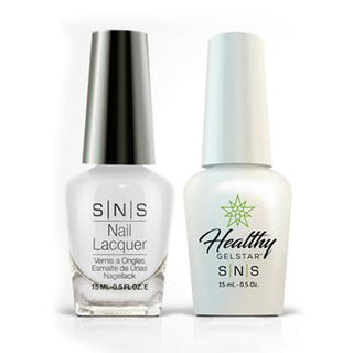 SNS SUN18 Akoya Pearl - SNS Gel Polish & Matching Nail Lacquer Duo Set - 0.5oz