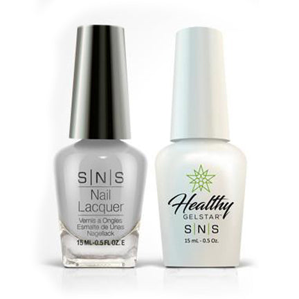 SNS SUN19 Sloopy Kisses - SNS Gel Polish & Matching Nail Lacquer Duo Set - 0.5oz