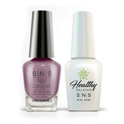 SNS SUN20 Mauvie Waui - SNS Gel Polish & Matching Nail Lacquer Duo Set - 0.5oz