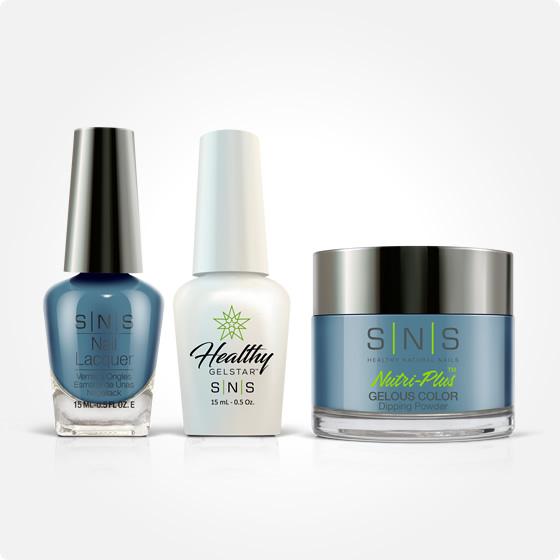 SNS 3 in 1 - SUN23 Deep Turquoise Waters - Dip (1.5oz), Gel & Lacquer Matching