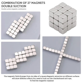 Chess Board Rubik's Cube Magnet