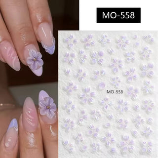 3D Nail Art Stickers MO557 - MO562