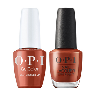 OPI Gel Nail Polish Duo - GLF025 Slip Dressed Up - Gel Polish 0.5oz