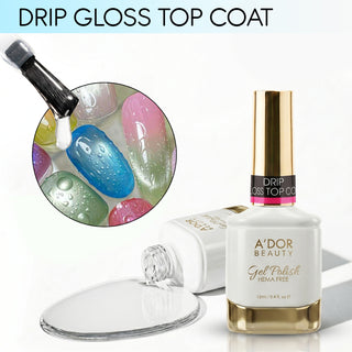 A'DOR Gel Polish - Drip Base Coat - 0.4 oz