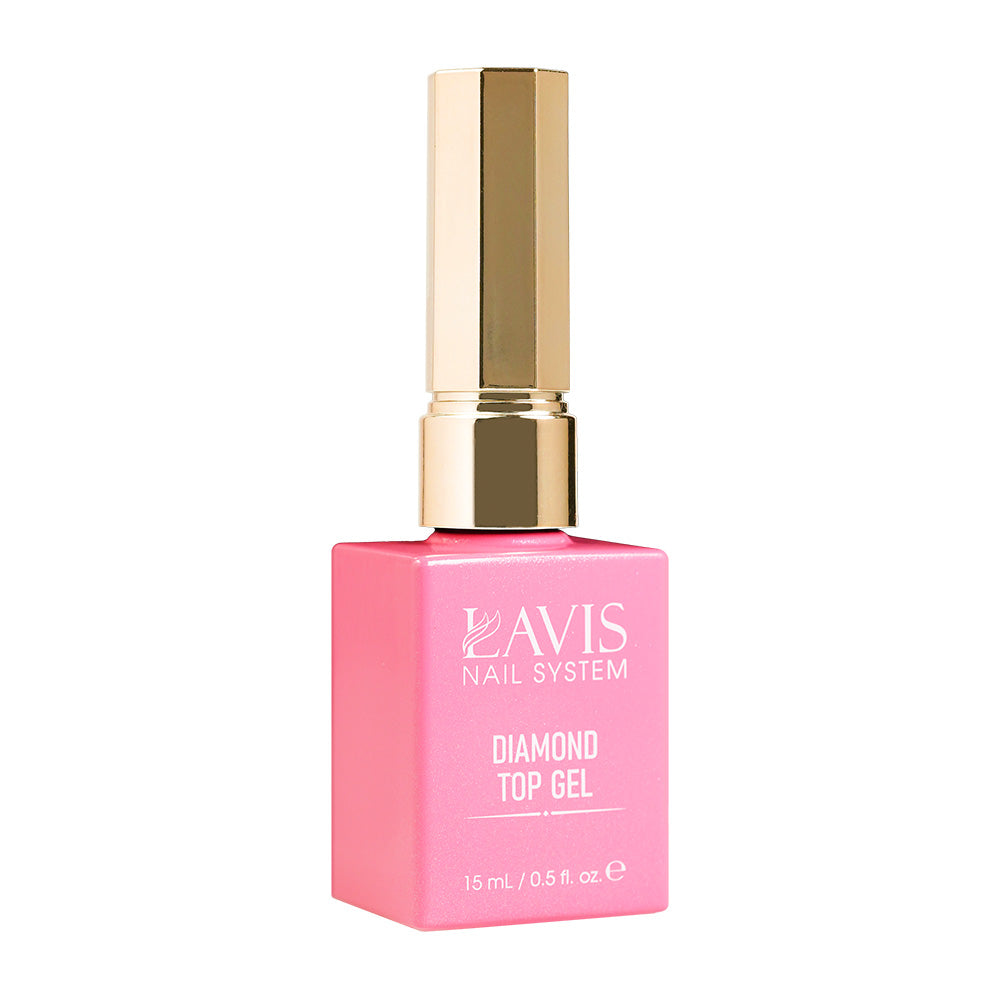 LAVIS Gel Polish Diamond Top Coat - 0.5 oz (New)