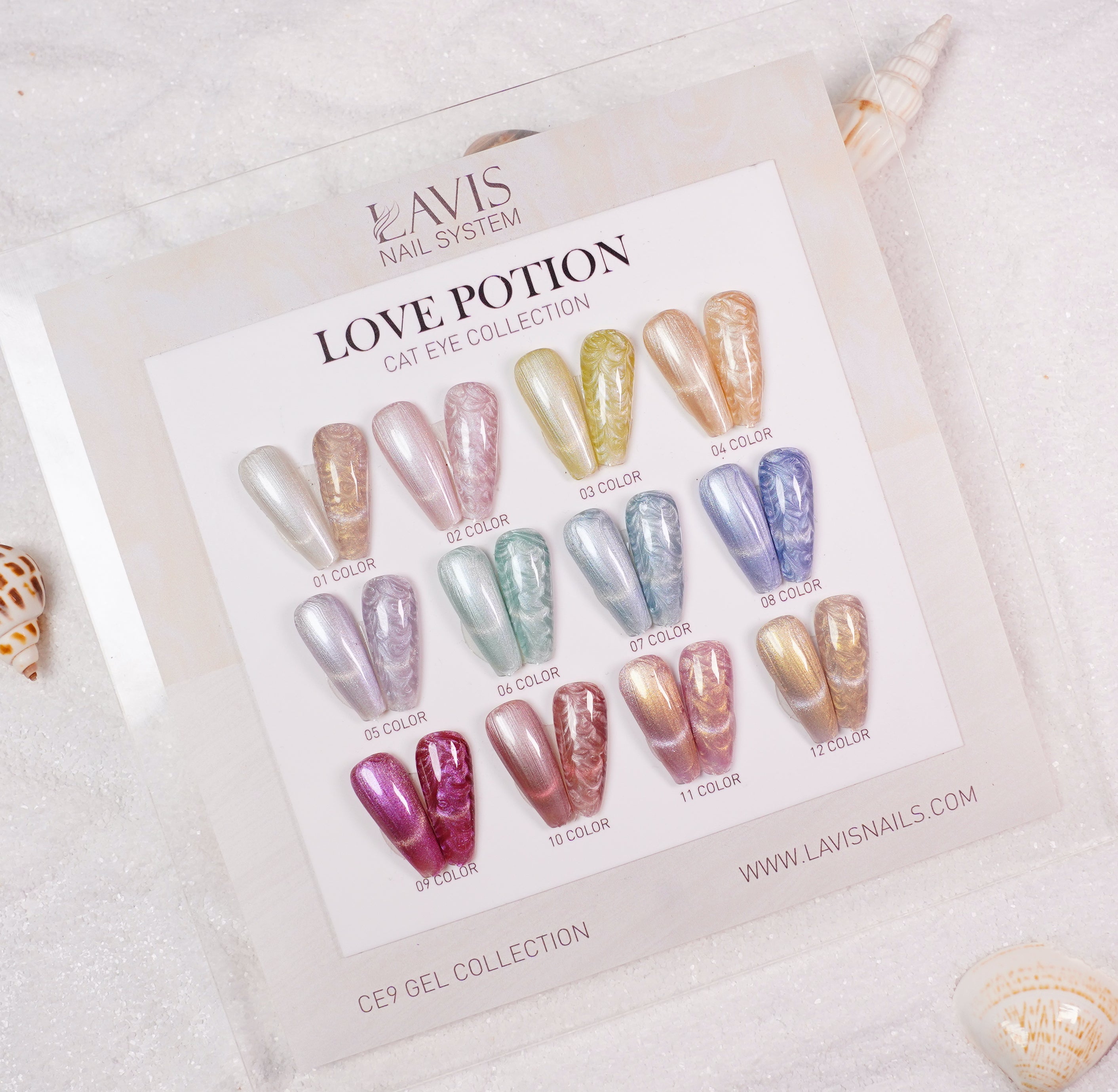 LAVIS Cat Eye CE9 - 02 - Gel Polish 0.5 oz - LAVIS LOVE POTION COLLECTION