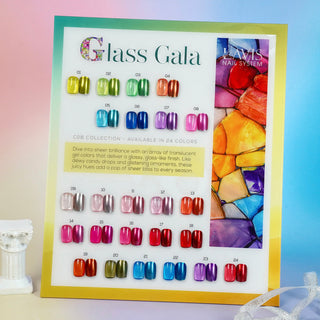 LAVIS C08 - Gel Polish 0.5 oz - Glass Gala Collection