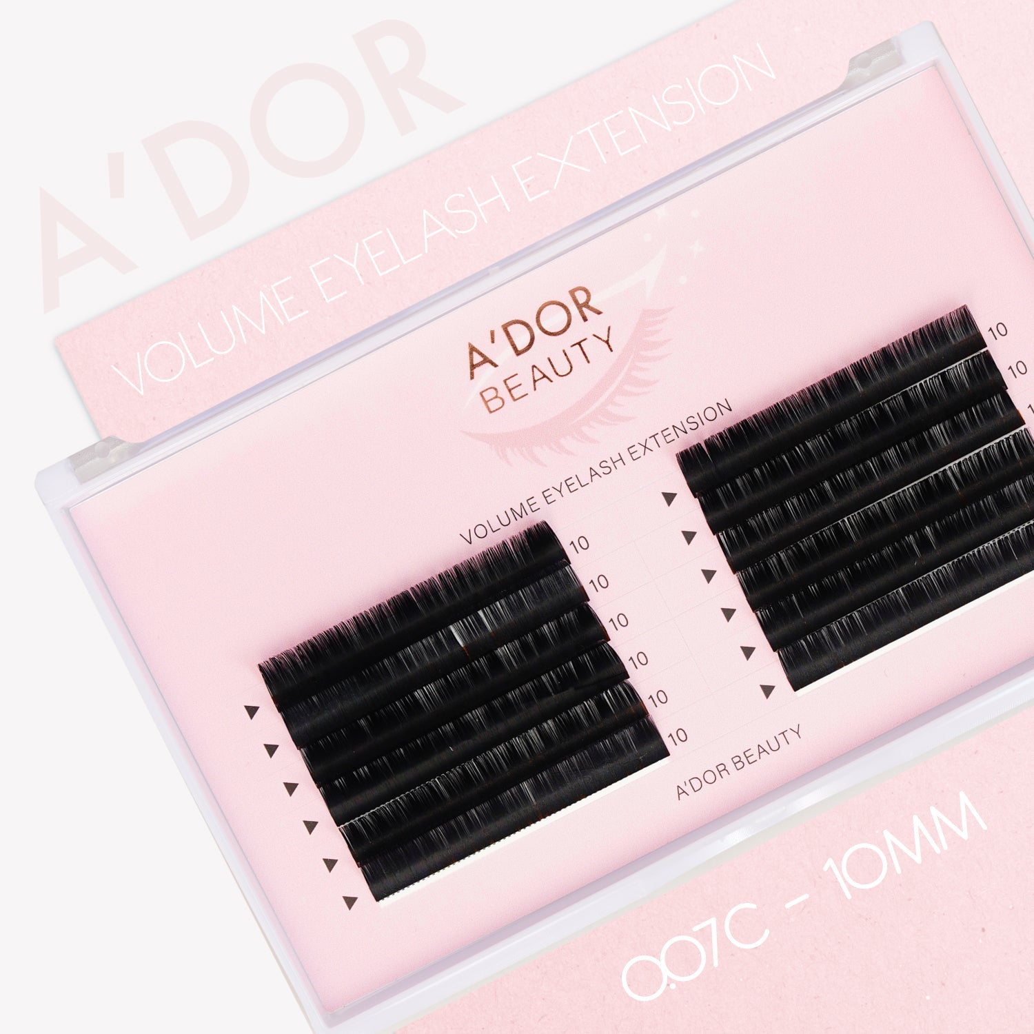 A’dor Beauty Volume Eyelash Extension 0.07C - 10MM