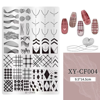 Nail Printing Steel Plate XY-CF004