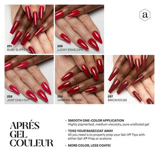 Apres Gel - All The Reds You'll Ever Need Bundle – Set of 5 - DTK Nail Supply