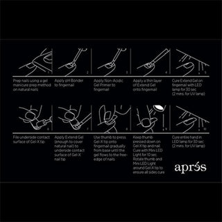 APRES - Gel - X Nail Extension Kit (Black) - DTK Nail Supply