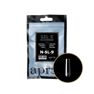 APRES - Gel - X Natural Square Long Refill Bag - DTK Nail Supply