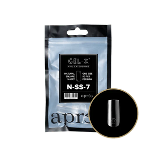 APRES - Gel - X Natural Square Short Refill Bag - DTK Nail Supply