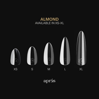 APRES - Gel-X™ Sculpted Almond Long Box of Tips (600 Pcs)