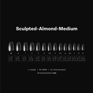 APRES - Gel-X™ Sculpted Almond Medium Box of Tips (600 Pcs)