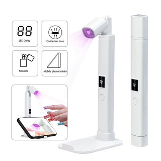Nail Lamp Mini UV LED Nail Dryer Stand Lamp Portable