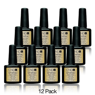 CND Shellac Set 12 Colors - Top Coat 0.25 oz