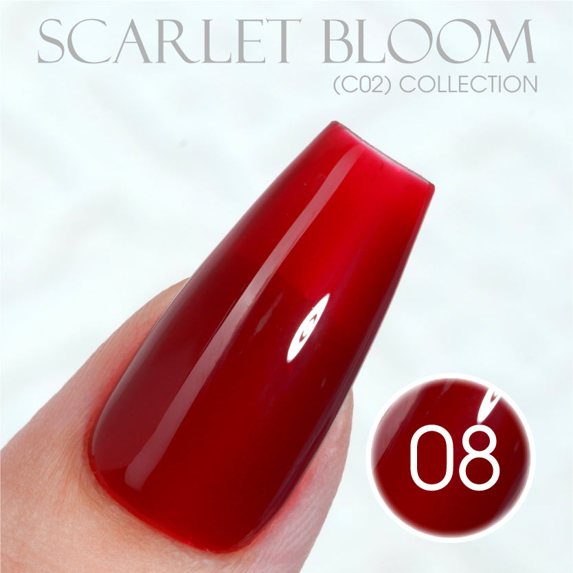 LAVIS C02 - Set 24 Colors - Gel Polish 0.5 oz - Scarlet Bloom Collection V2