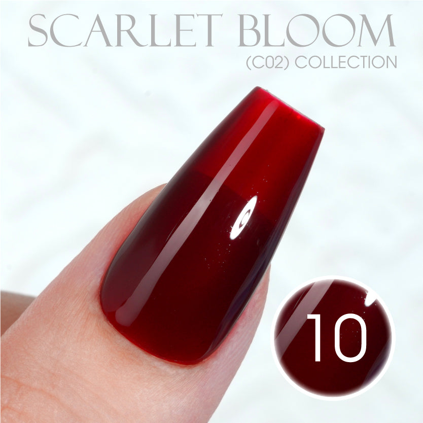 LAVIS C02 - Set 24 Colors - Gel Polish 0.5 oz - Scarlet Bloom Collection V2