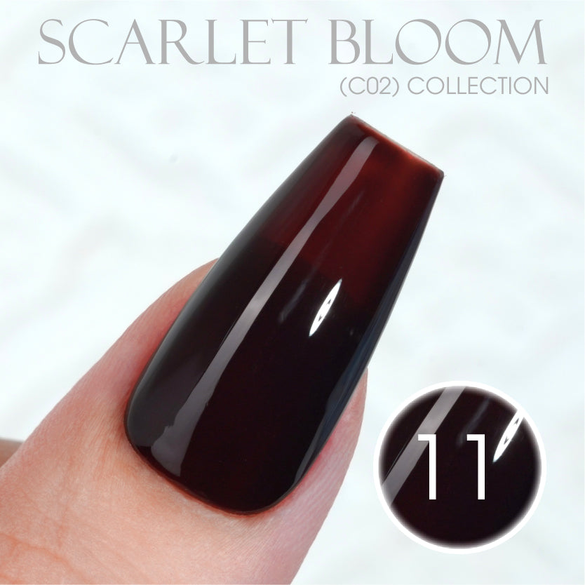 LAVIS C02 - Set 24 Colors - Gel Polish 0.5 oz - Scarlet Bloom Collection V2