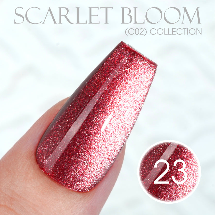 LAVIS C02 - 23 - Gel Polish 0.5 oz - Scarlet Bloom Collection