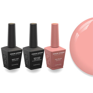 Chaun Legend Non - Wipe Top Coat - Base Coat Duo - LG5098 Sin - sheer - ly Yours - DTK Nail Supply